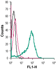 Cell surface detection of Nogo Receptor in live intact human THP-1 monocytic leukemia cells: